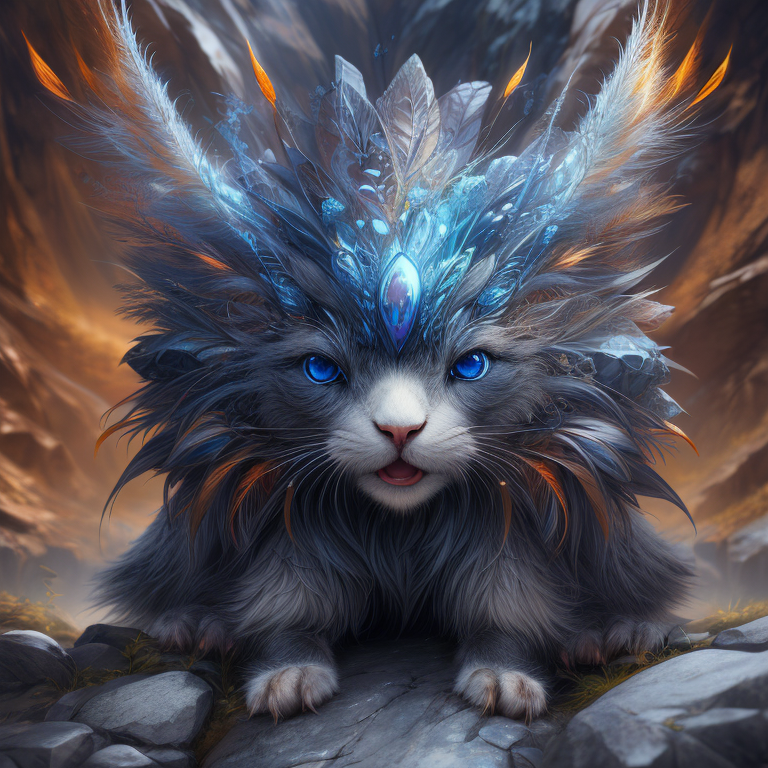 03402-3893879076-quantum,masterpiece, high quality, realistic,_blue eyes, no humans, solo, open mouth, flower, rock.png